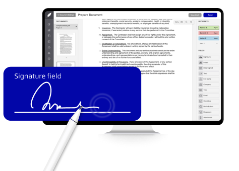 Xodo Sign – безопасное одобрение для нескольких подписантов